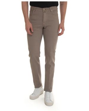Kiton Slim-Fit Jeans - Gris