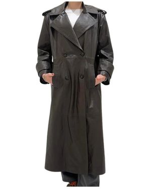 MARSĒM Trench Coats - Negro