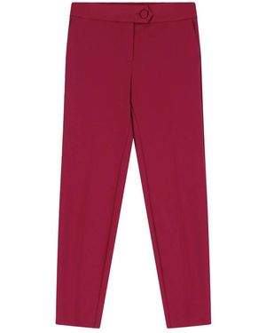 Imperial Slim-Fit Trousers - Red