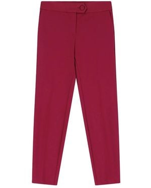 Imperial Slim-Fit Trousers - Red