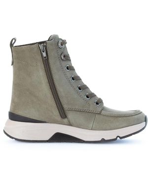 Gabor Lace-Up Boots - Gris