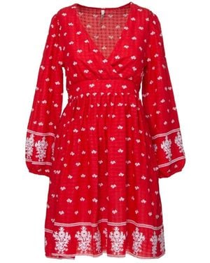Pepe Jeans Short Jurken - Rood