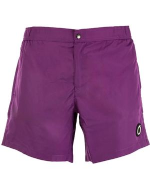 Trussardi Einfarbige Badeshorts - Lila