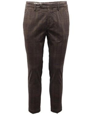 Michael Coal Slim-Fit Trousers - Grey