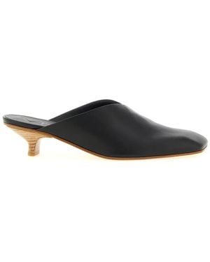 Vicini Heeled Mules - Noir