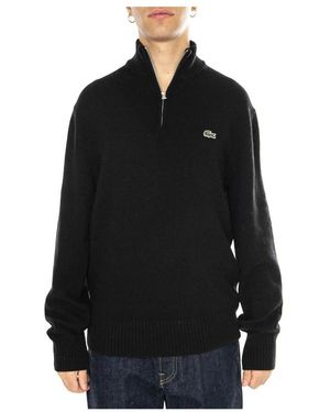 Lacoste Zip Cardigan - Schwarz