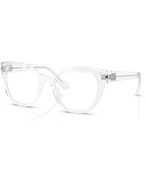Miu Miu Mu 05Xv 15Z1O1 Eyeglasses - Weiß