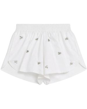 A PAPER KID Short Shorts - Blanco