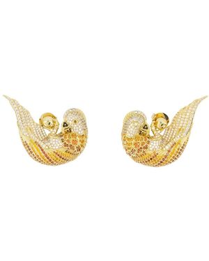 Zimmermann Plume Pave Stecker - Mettallic