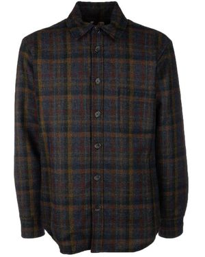 4funkyflavours Overhemden ,Veelkleurig ,Casual Shirt - Zwart