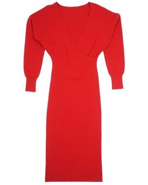 P.A.R.O.S.H. Knitted Dresses - Red