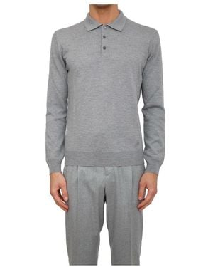 Corneliani Polo Shirts - Gris