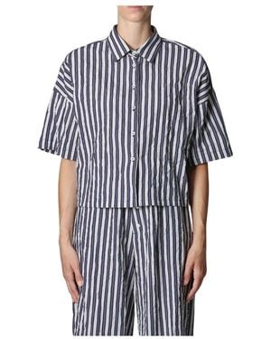 Roberto Collina Short Sleeve Shirts - Blue