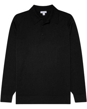 Sunspel Polo Shirts - Negro
