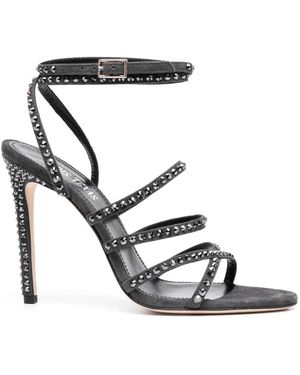 Paris Texas High Heel Sandals - Metallic