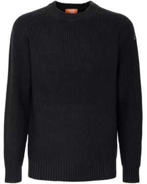 Suns Round-Neck Knitwear - Blue