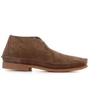 Alexander Hotto Lace-Up Boots - Brown