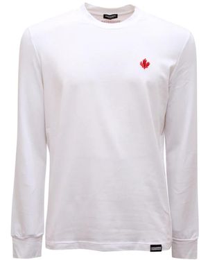 DSquared² Long Sleeve Tops - White