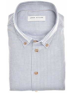 John Miller Casual Shirts - Bleu