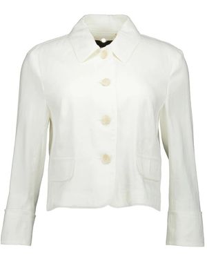 Marc Cain Jassen ,Wit ,Linnen Ac 31.26 W70 Jacket