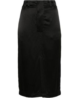 Saint Laurent Midi Skirts - Black