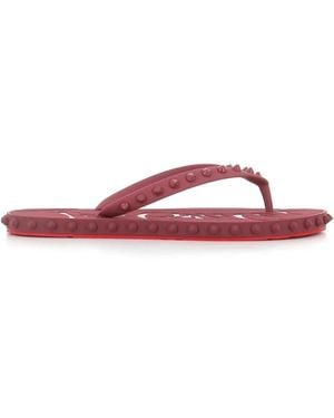 Christian Louboutin Flip Flops - Purple