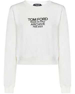 Tom Ford Sweatshirts - White