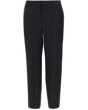 Marella Slim-Fit Trousers - Black