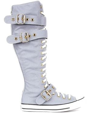 Converse Lace-Up Boots - Blue