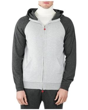 Kiton Zip-Throughs - Gray