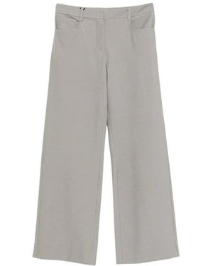 Max Mara Rechte Broek - Grijs