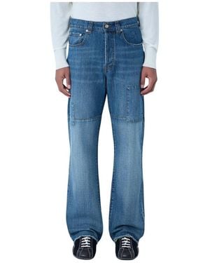Wales Bonner Wide Jeans - Blue