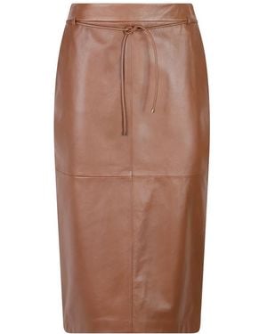 Max Mara Rokken ,Bruin ,Katoen Mxmfantino Midi-Rok