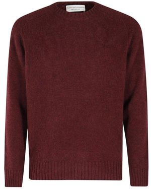 FILIPPO DE LAURENTIIS Round-Neck Knitwear - Red