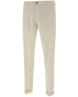Re-hash Broeken ,Wit ,Katoen Witte Chino Broek Katoenmix - Naturel