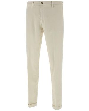 Re-hash Broeken ,Wit ,Katoen Witte Chino Broek Katoenmix - Naturel