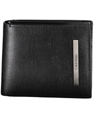 Calvin Klein Accessoires ,Zwart ,Polyester Bifold Portemonnee