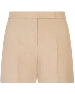 Max Mara Short Shorts - Natural