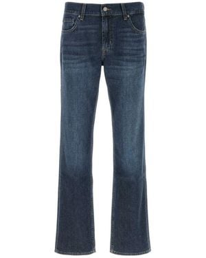 7 For All Mankind Flared Jeans - Blue