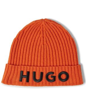 HUGO Beanie 50475373 - Oranje