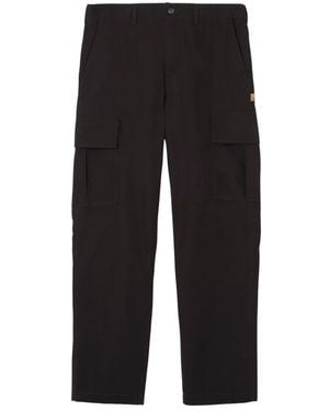 Burberry Katoenen Cargobroek - Zwart