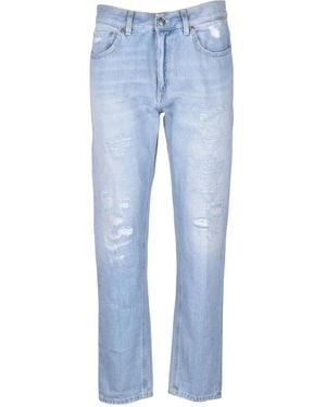 Dondup Straight Jeans - Bleu