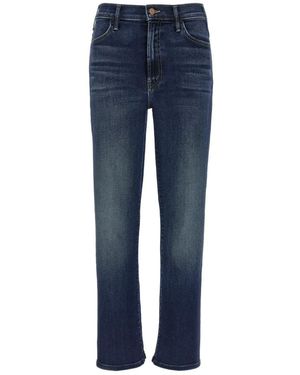 Mother Slim-Fit Jeans - Blauw