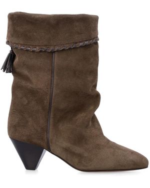 Isabel Marant Cowboy Boots - Brown