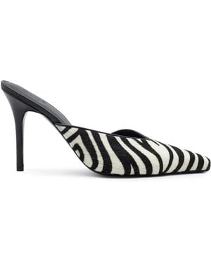 Gia Borghini Heeled Mules - Metallic