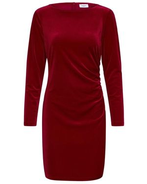 Saint Tropez Maryannsz Ls Dress - Rood