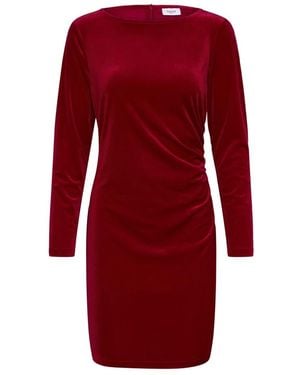 Saint Tropez Maryannsz Ls Dress - Rood