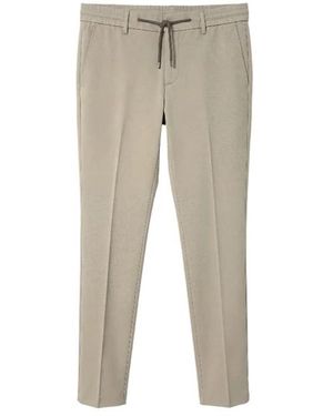 Mason's Slim-Fit Trousers - Natural