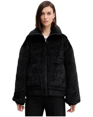 Charo Ruiz Brume Steppjacke Mit Reißverschluss - Schwarz