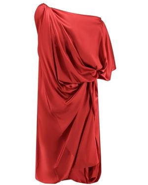 Dries Van Noten Vestito corto dalant - Rosso